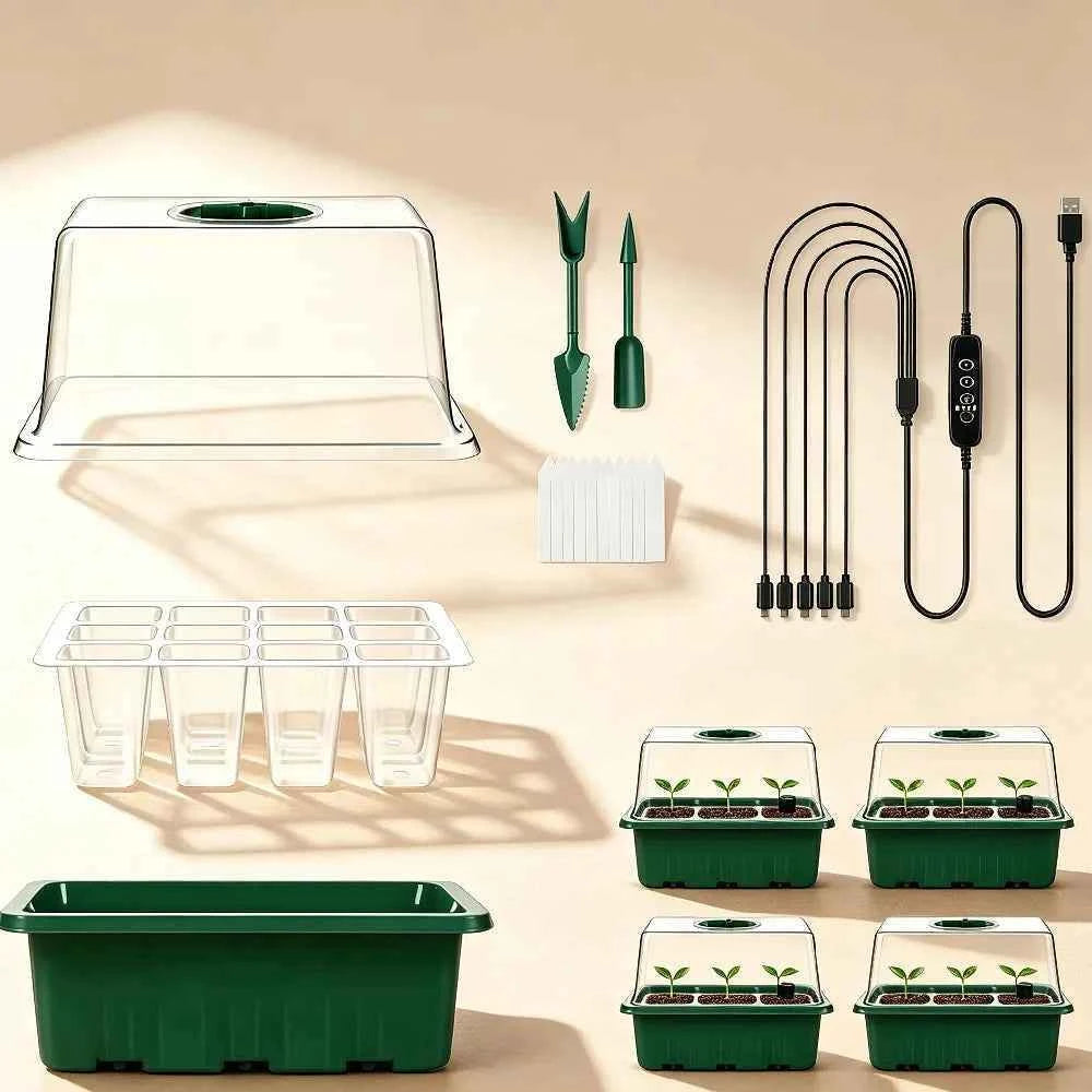 Complete 35 Seed Variety Pack & Plant Starter Kit for Home Garden