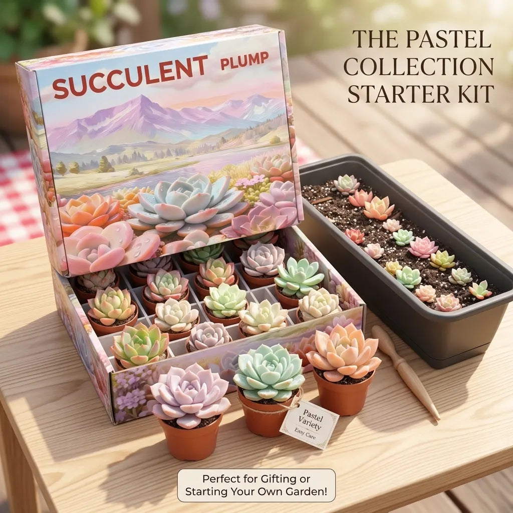 15-Piece Sedum Succulent Collection - 2" Soil Song