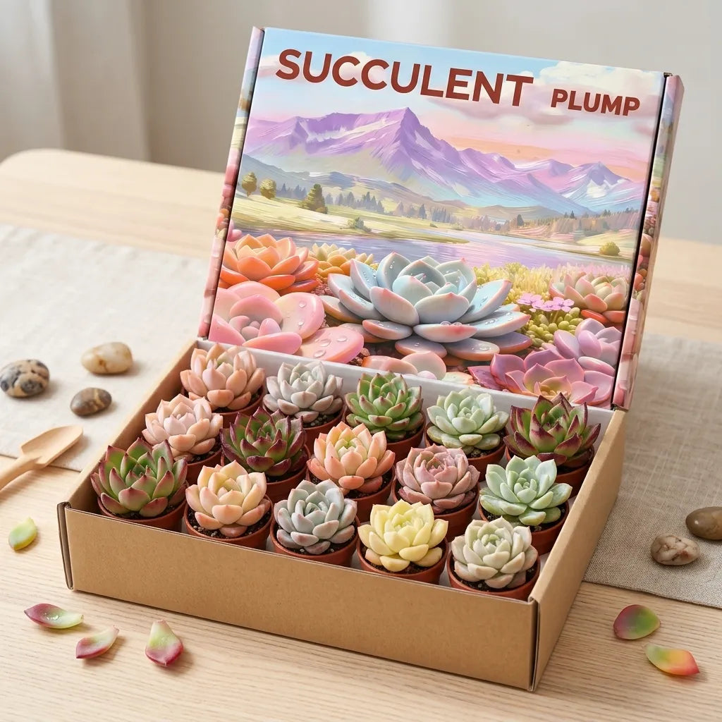 15-Piece Sedum Succulent Collection - 2" Soil Song