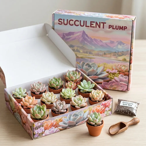 15-Piece Sedum Succulent Collection - 2" Soil Song