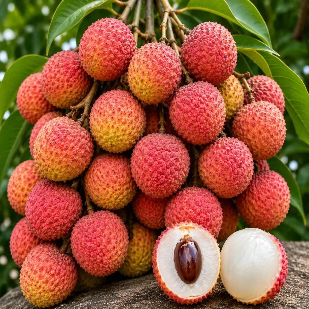 Hak Ip Lychee Tree - 1.5ft. Tall Bare Root Soil Song