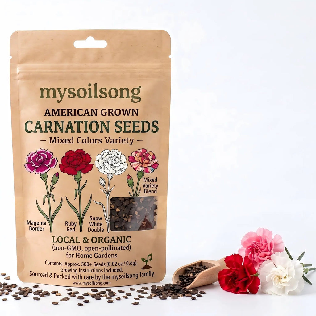 Carnation Seeds - 500 Seeds - mysoilsong